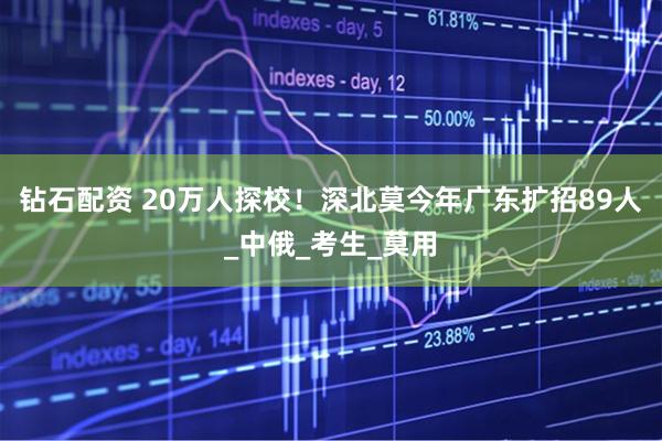 钻石配资 20万人探校！深北莫今年广东扩招89人_中俄_考生_莫用