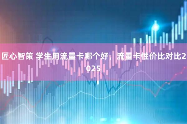 匠心智策 学生用流量卡哪个好，流量卡性价比对比2025