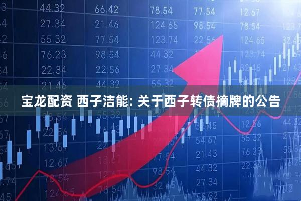 宝龙配资 西子洁能: 关于西子转债摘牌的公告